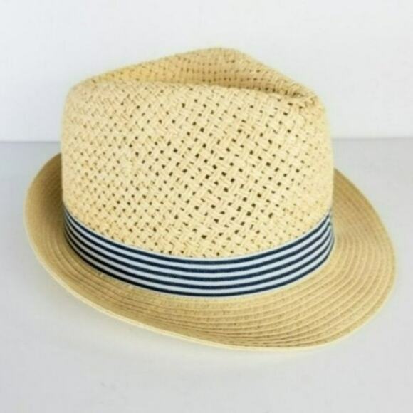 INC International Concepts Open-Braid Fedora - Tan - Picture 3 of 3